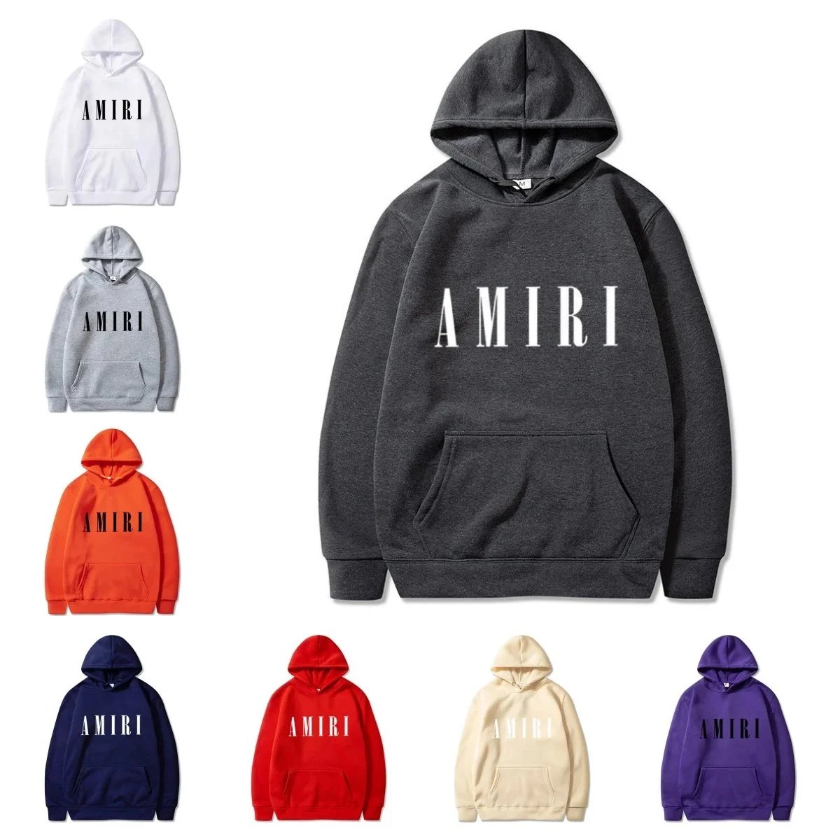Amiri Grey Hoodie wi