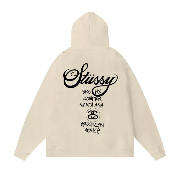 Stüssy City Series Hoodie Beige - 1