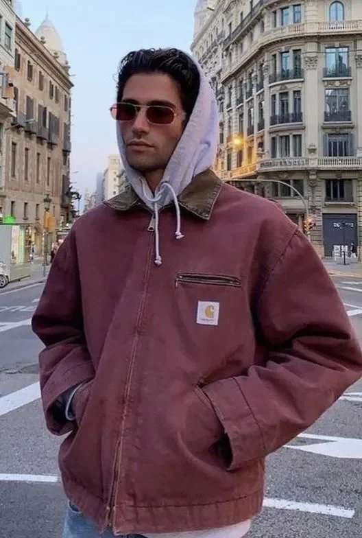 Carhartt WIP Active Jacket Burgundy Outerwear - 70