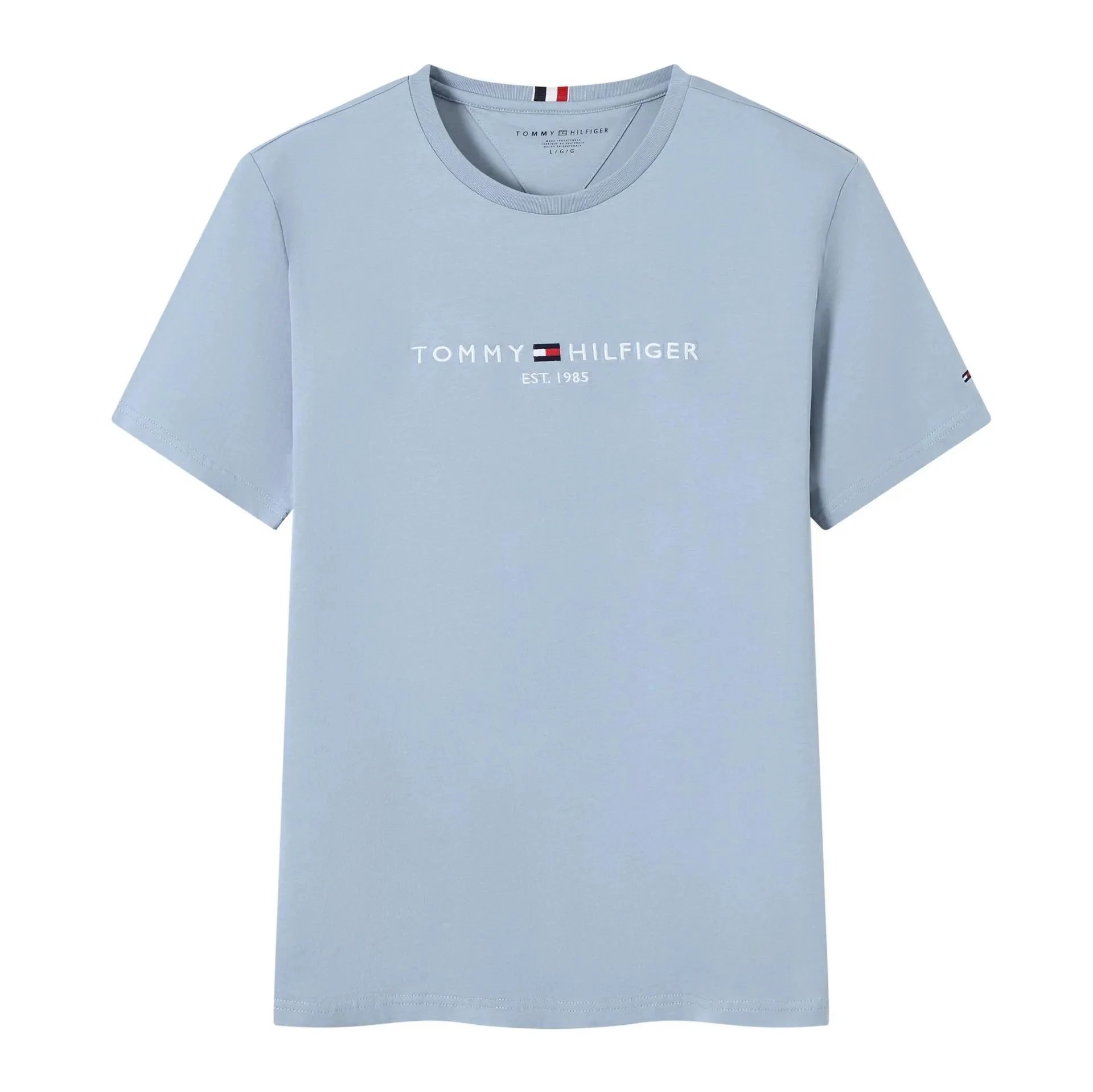 Tommy Hilfiger Classic Flag Logo T-Shirt Gray - 23