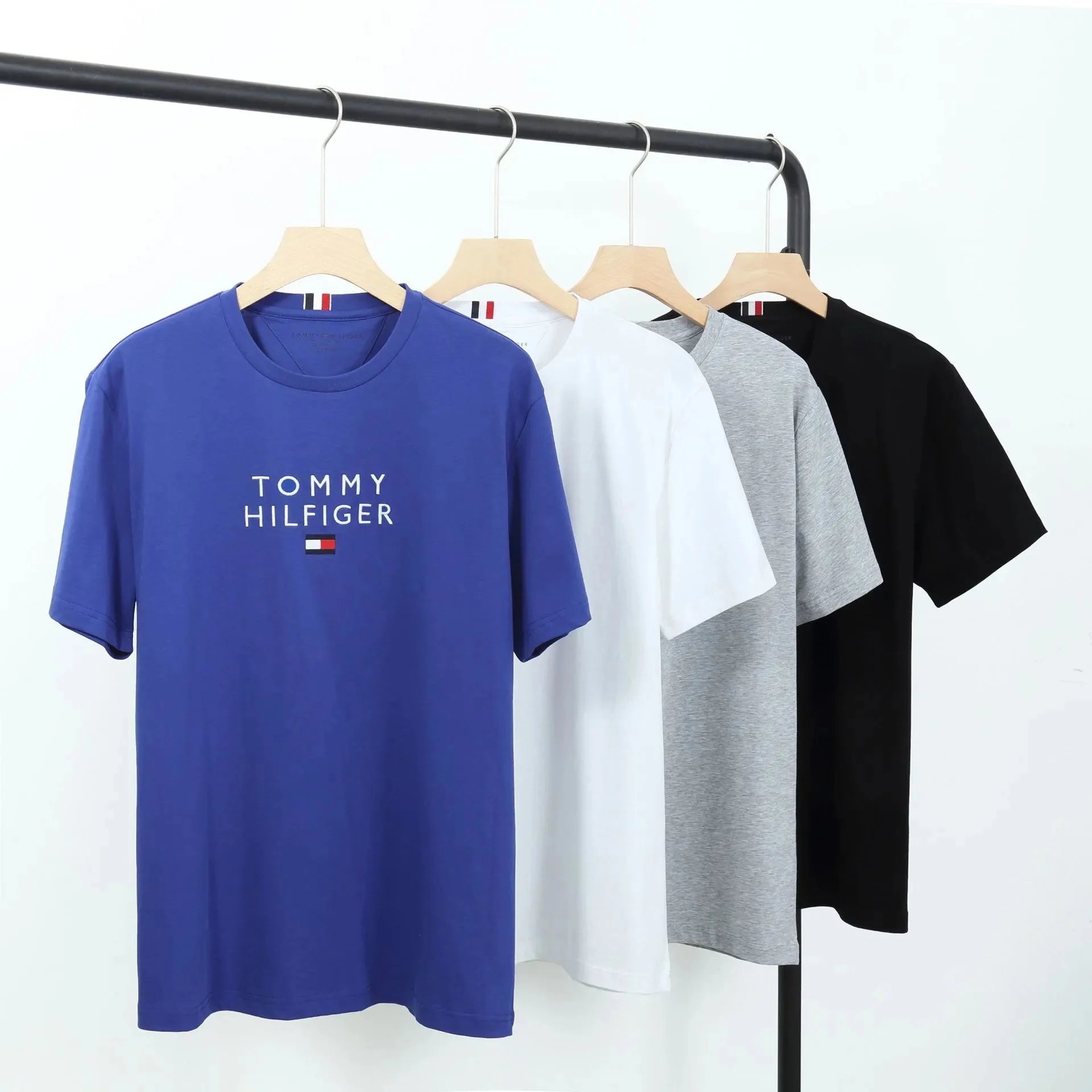 Tommy Hilfiger Classic Flag Logo T-Shirt Gray - 20