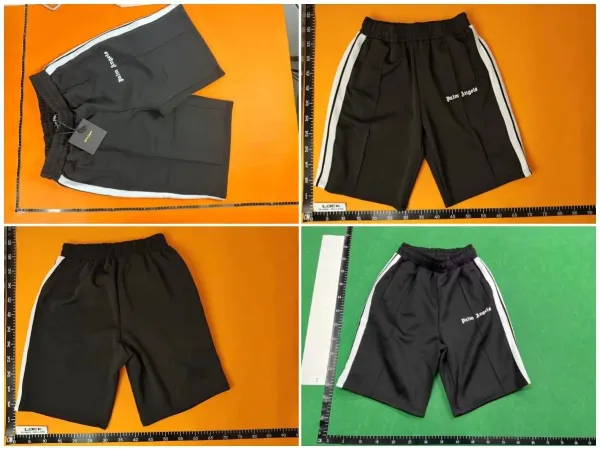 Corteiz Logo Embroidered Black Sweatshorts - 3