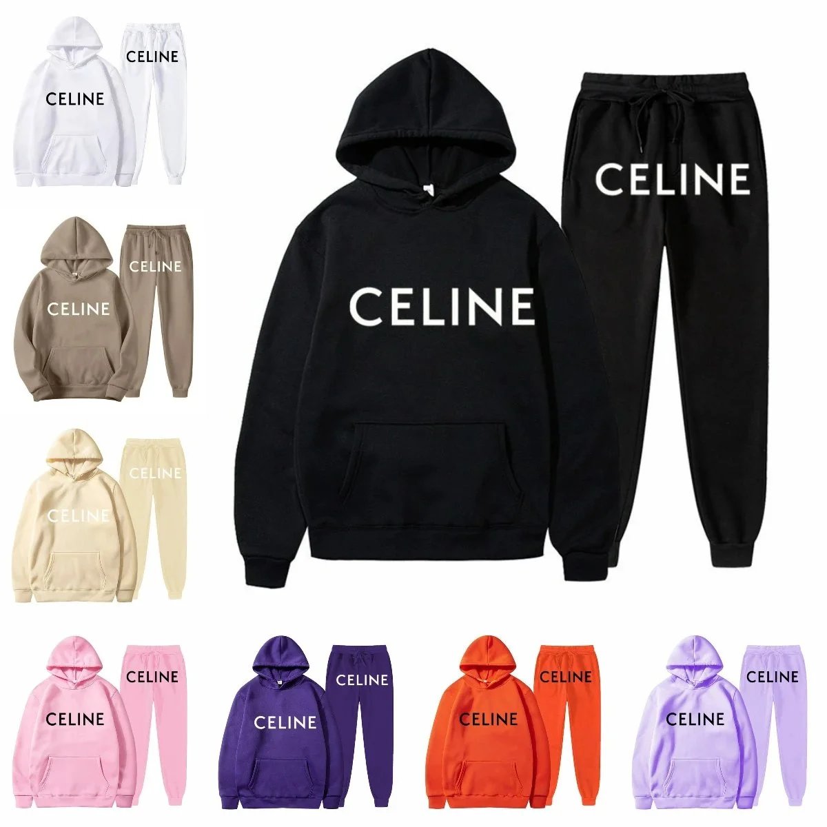 Celine Black Hoodie 