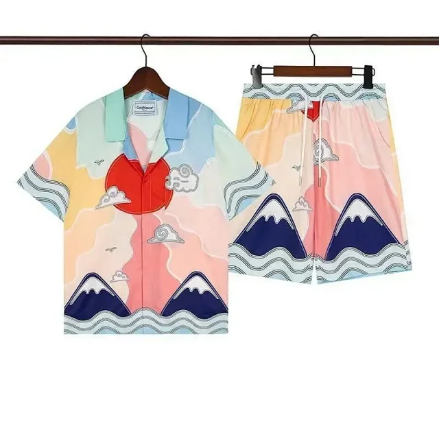 Casablanca Matching Sets Short-Sleeve Shirt and Shorts Set product detail image 8