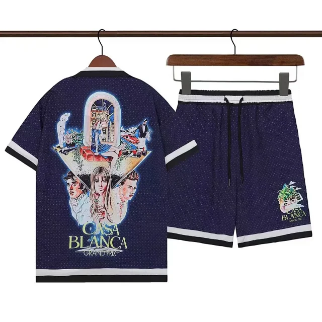 Casablanca Matching Sets Short-Sleeve Shirt and Shorts Set product detail image 13