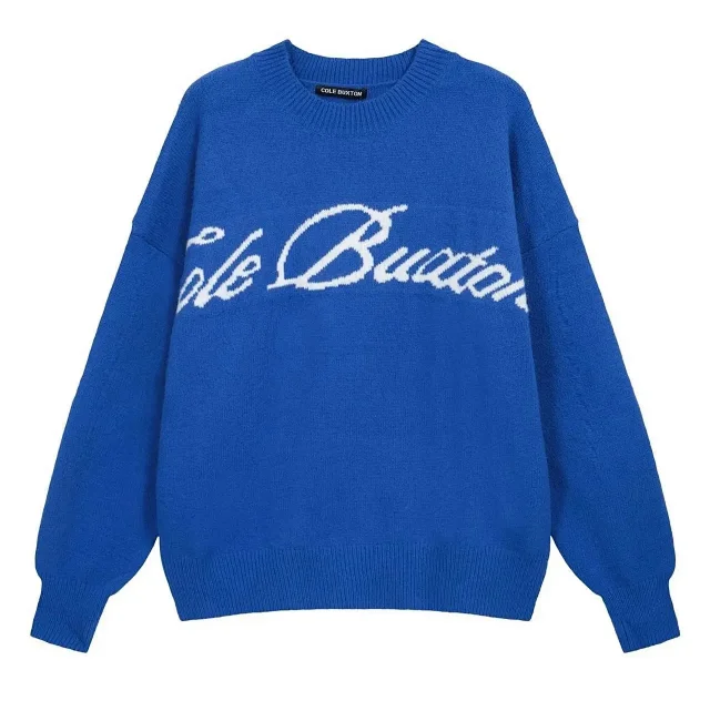 Cole Buxton Knitwear CB Logo Crewneck Knit Sweater product detail image 27