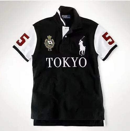 Ralph Lauren T-Shirts Short-Sleeve City Graphic Polo Shirt with Numbered Back product detail image 14