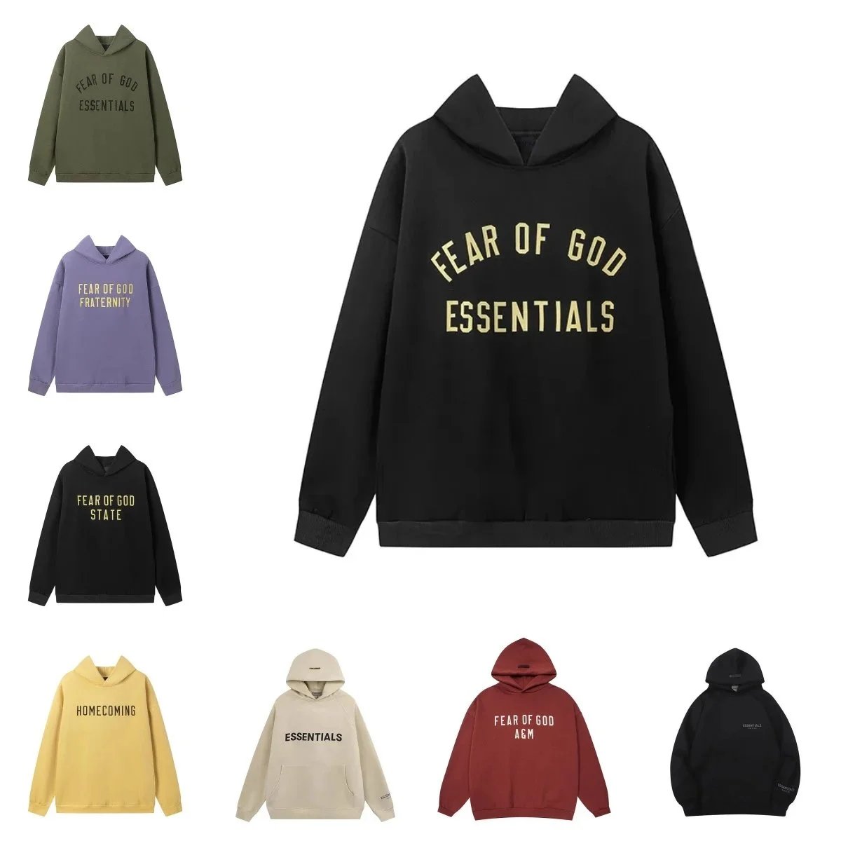 Fear of God Essentials Black Hoodie