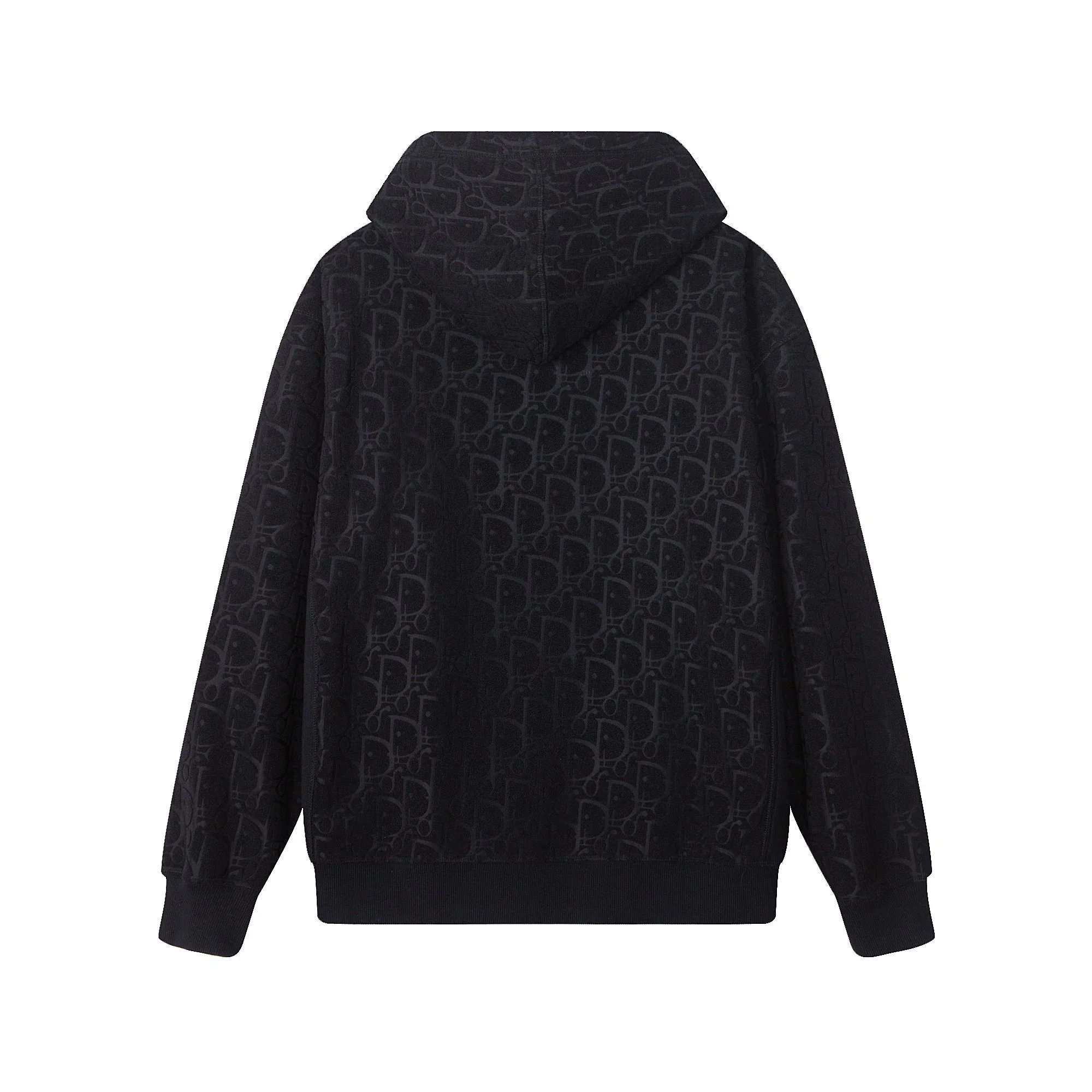 Dior CD Logo Embroidered Off-White Hoodie - 68