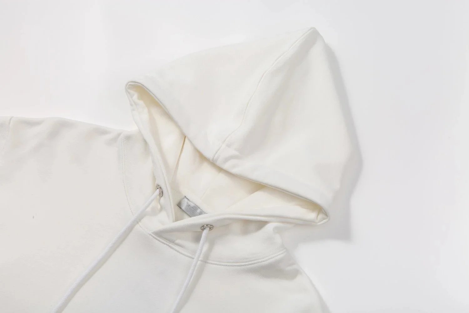 Dior CD Logo Embroidered Off-White Hoodie - 76