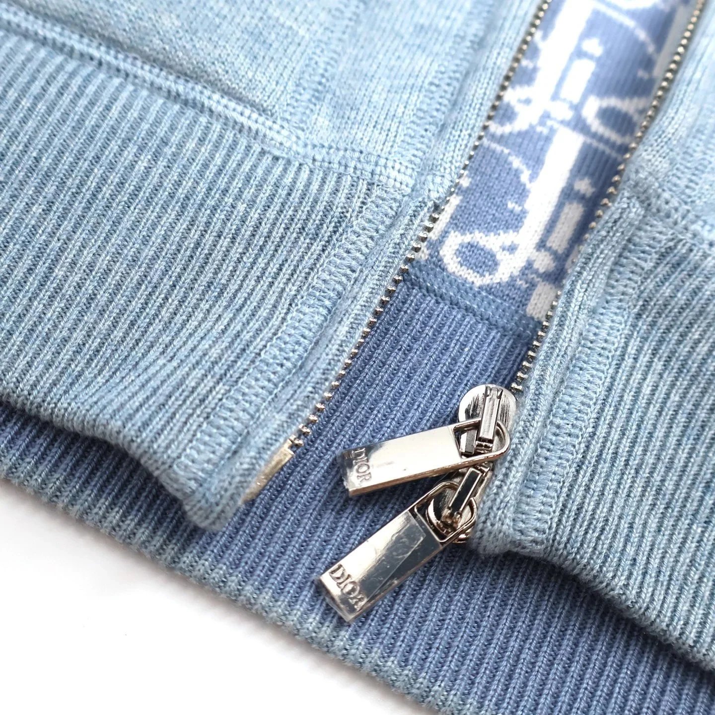 Dior CD Logo Embroidered Off-White Hoodie - 98