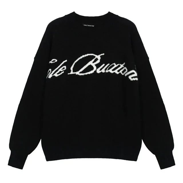 Cole Buxton Knitwear CB Logo Crewneck Knit Sweater product detail image 28