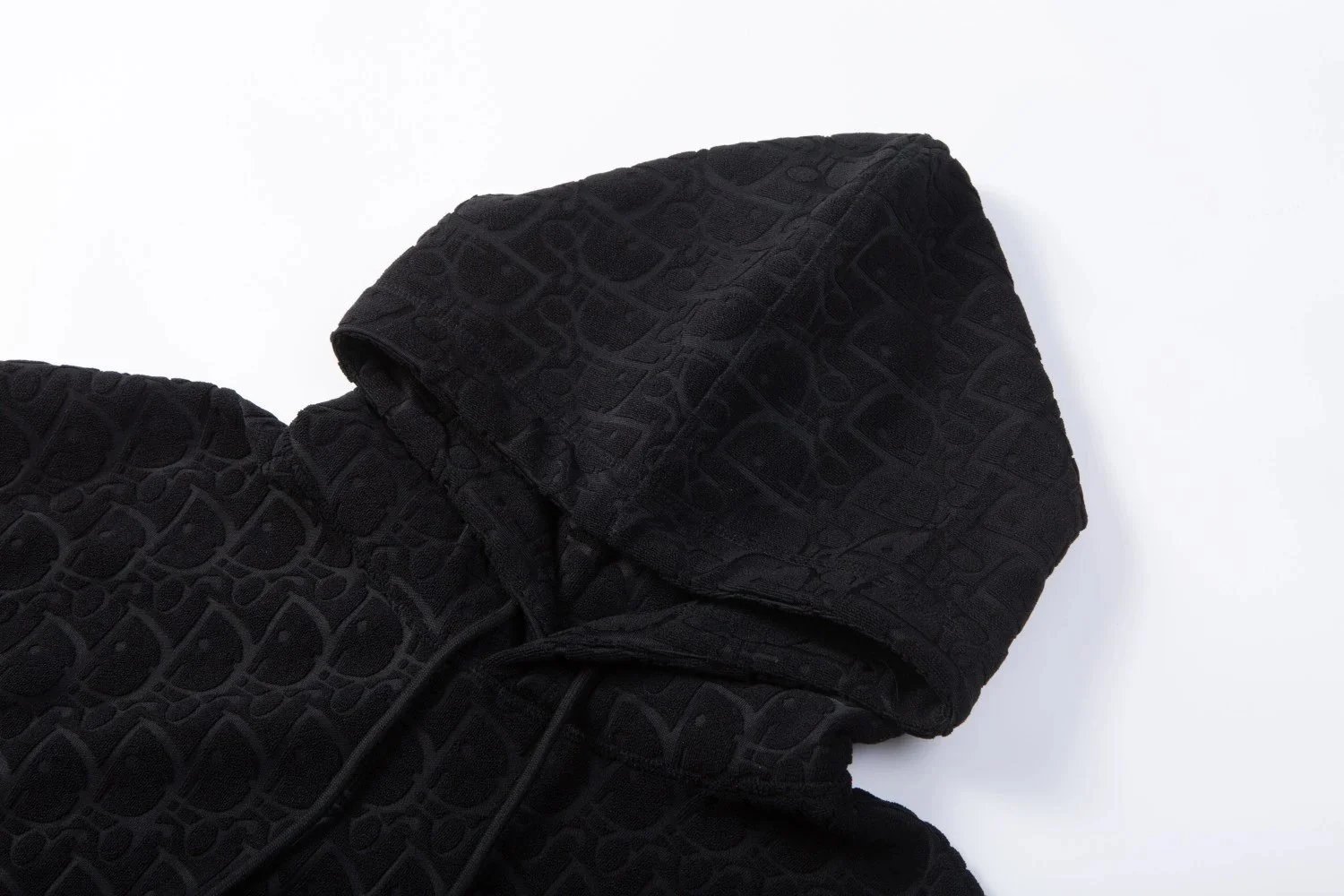 Dior CD Logo Embroidered Off-White Hoodie - 69