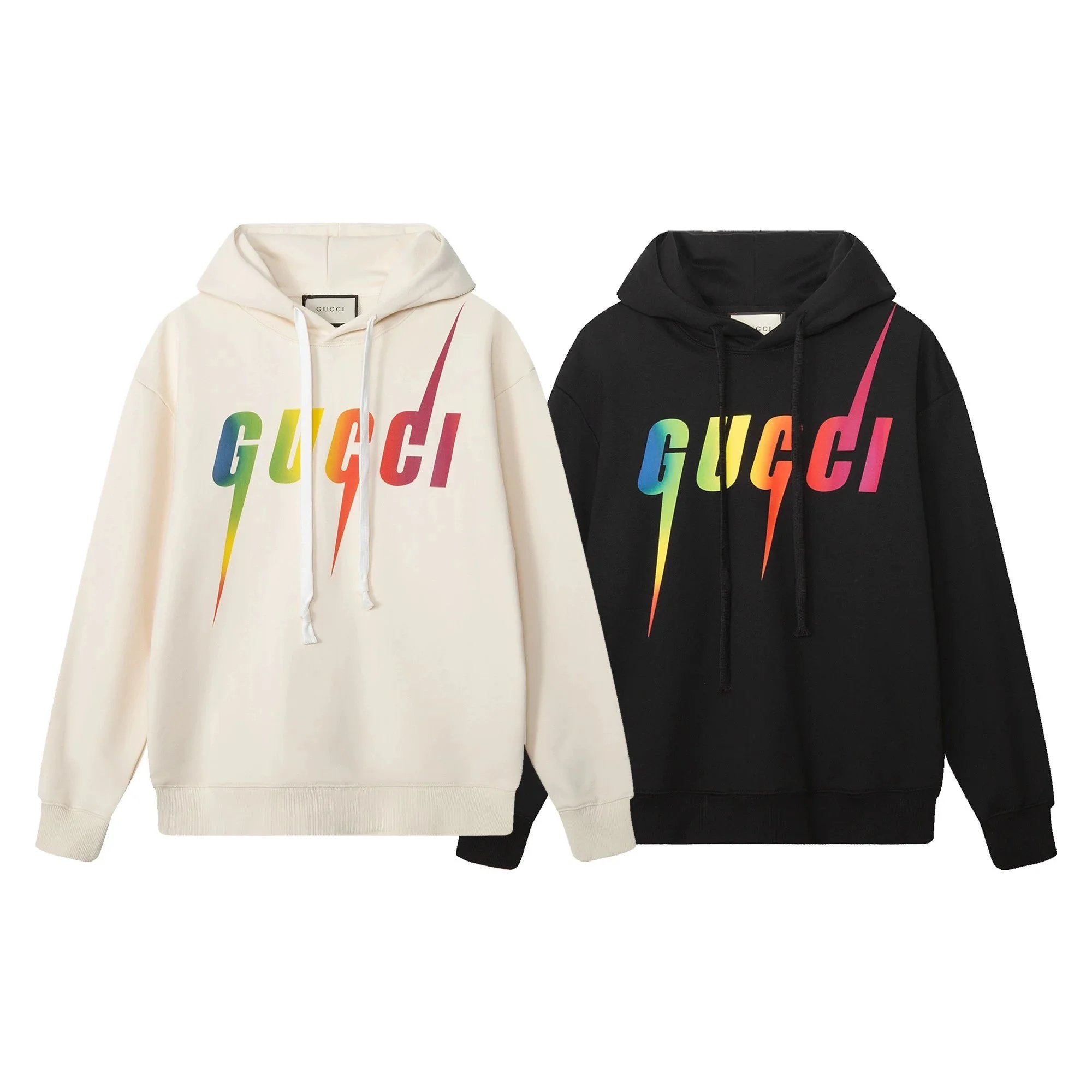 Dior CD Logo Embroidered Off-White Hoodie - 44