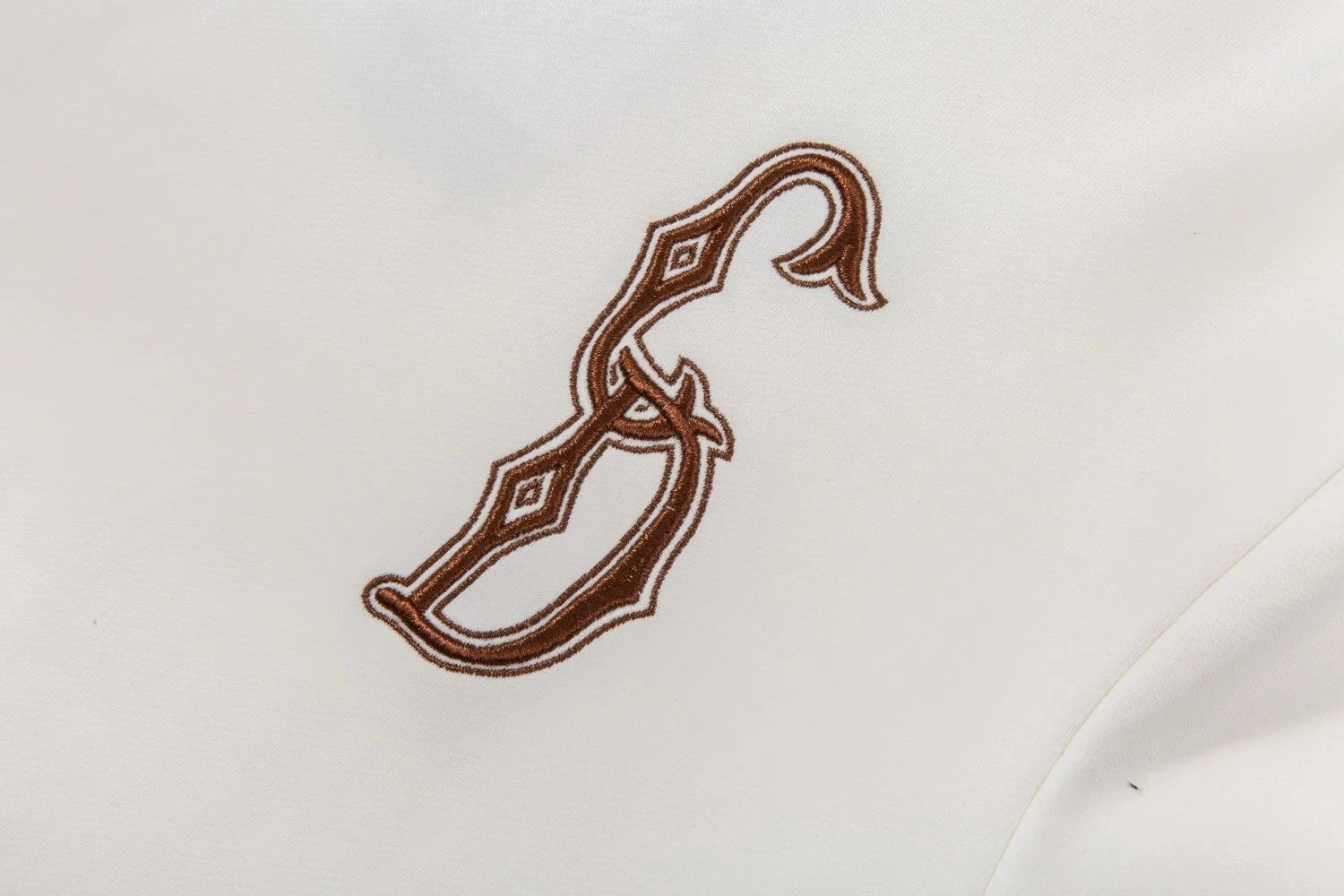 Dior CD Logo Embroidered Off-White Hoodie - 77