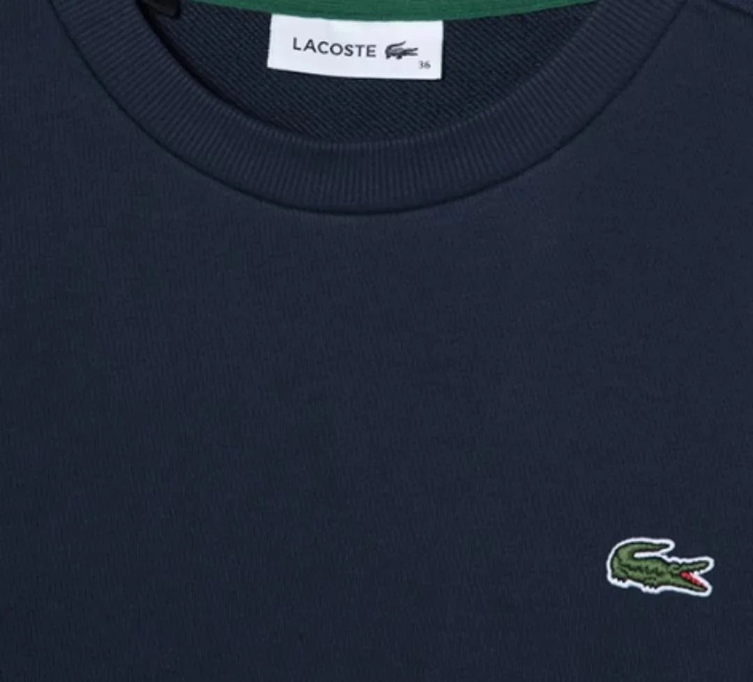 Lacoste Classic Crewneck Sweatshirt and Jogger Set Navy - 14