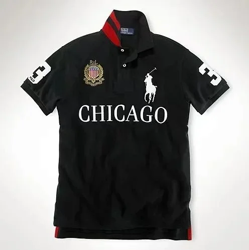 Ralph Lauren T-Shirts Short-Sleeve City Graphic Polo Shirt with Numbered Back product detail image 21