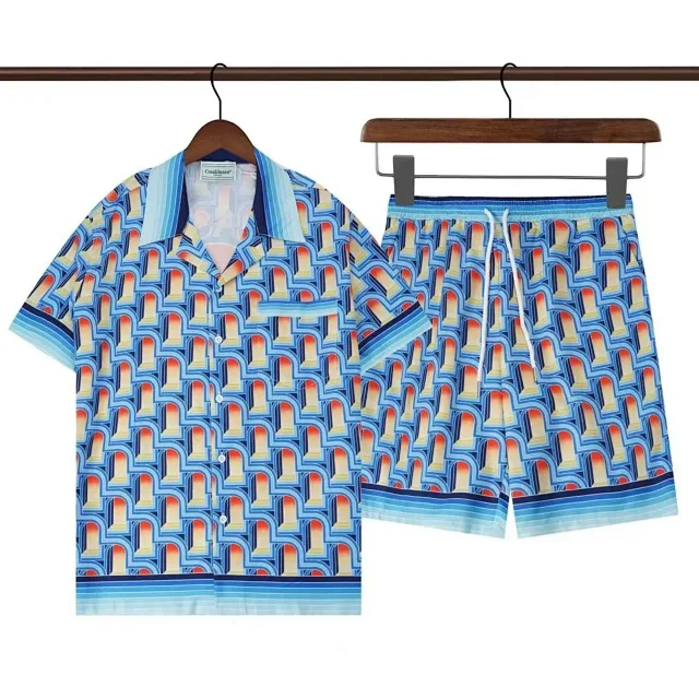 Casablanca Matching Sets Short-Sleeve Shirt and Shorts Set product detail image 12