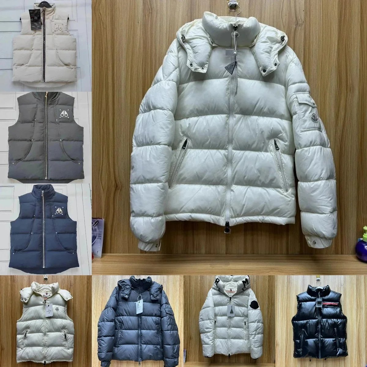 Moncler White Puffer