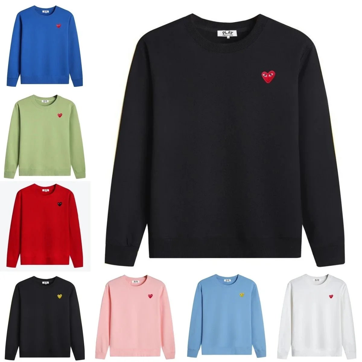Comme des Garçons PLAY Heart Logo Sweatshirt [14 styles]