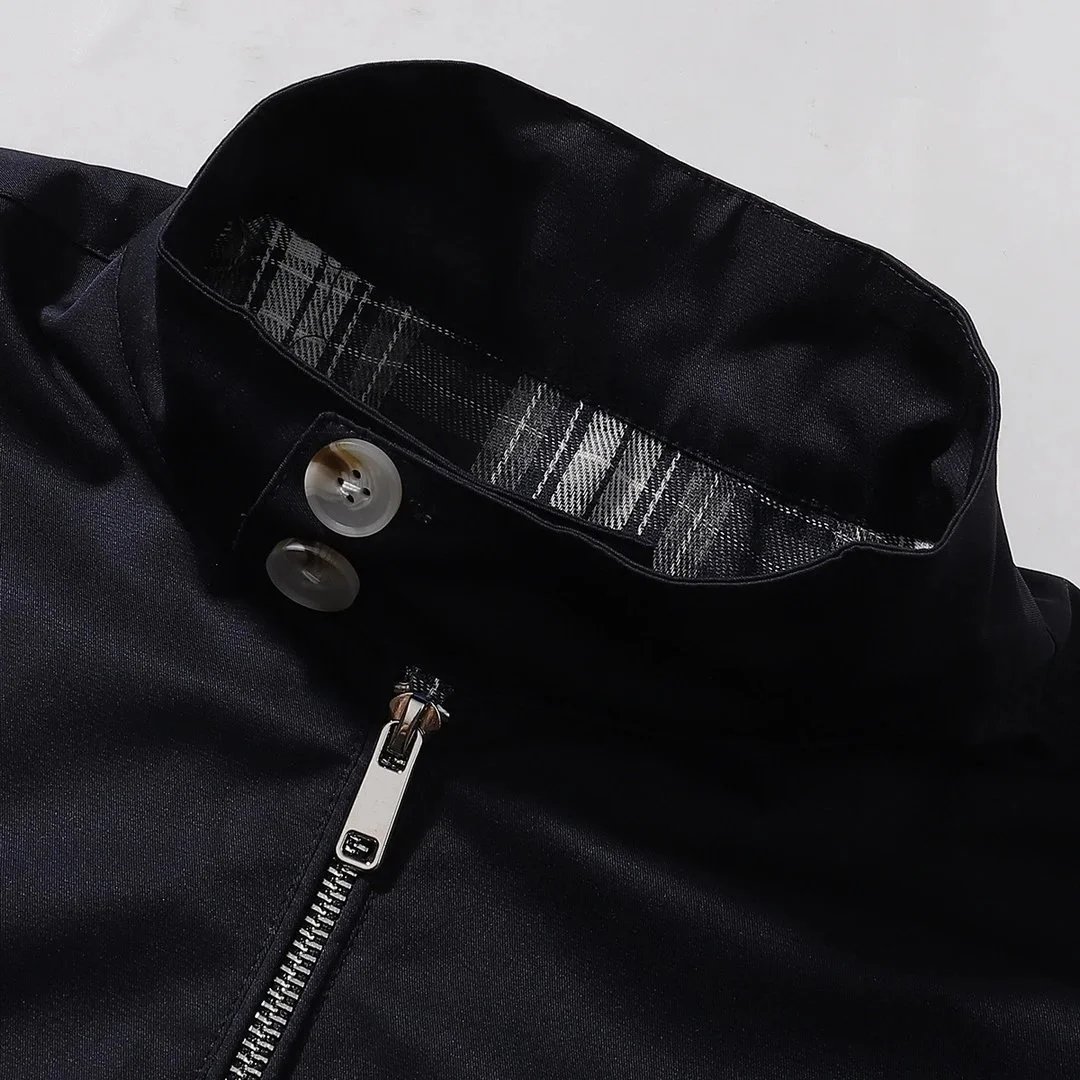 Ralph Lauren Polo Barn Jacket Off-White with Burgundy Collar Jacket - 39