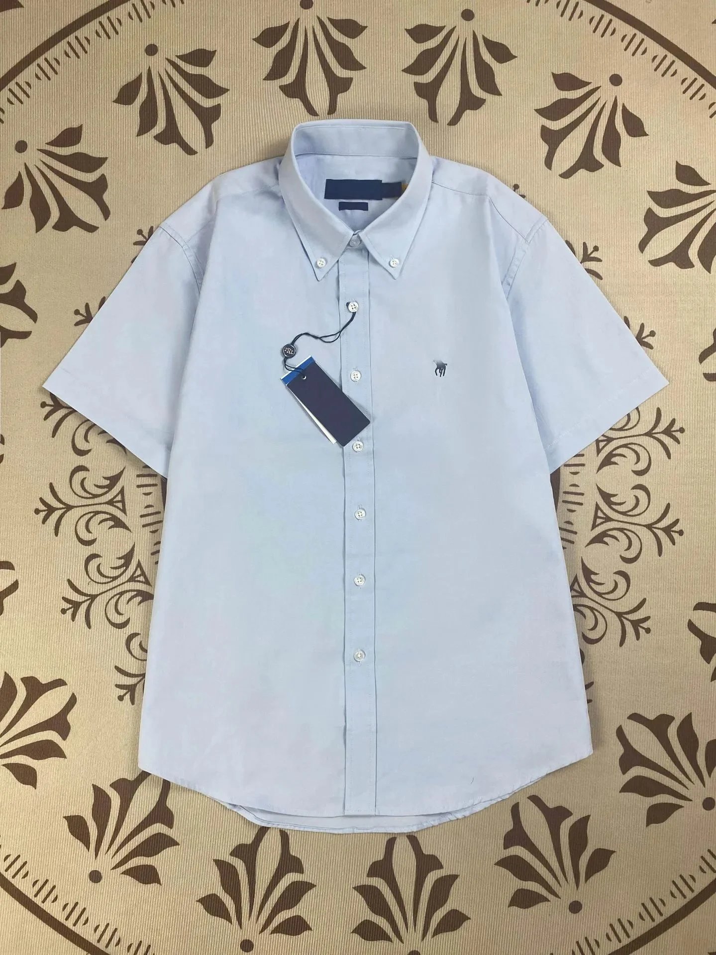 Ralph Lauren Polo Bear Short-Sleeve Button-Down Shirt White - 17