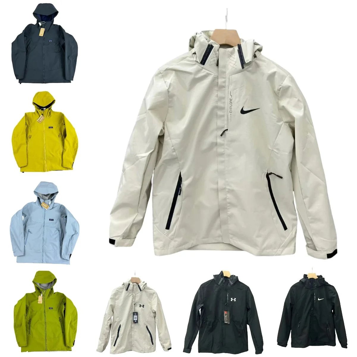 Nike Beige Hooded Wi