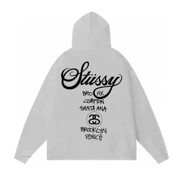 Stüssy City Series Gray Hoodie - 1