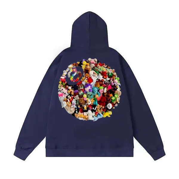 Off-White x The Hundreds Toy Collage Navy Hoodie - 1