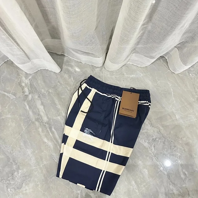 Burberry Shorts Check Print Drawstring product detail image 4