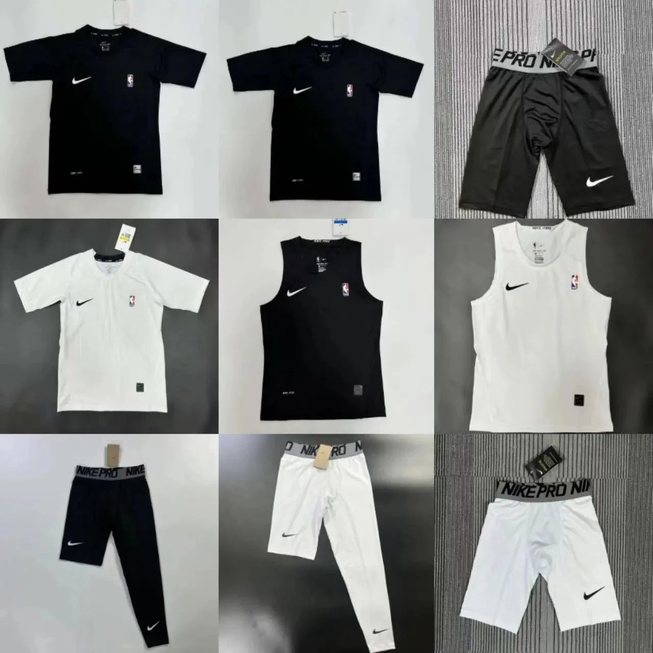Nike Pro Short Sleeve Suits [3