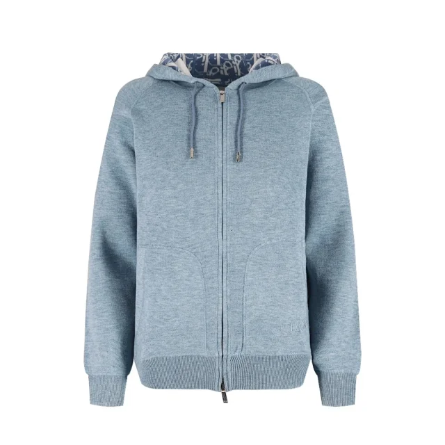 Burberry Hoodies & Sweatshirts Check-Trim Zip-Up Hooded Sweatshirt product detail image 15
