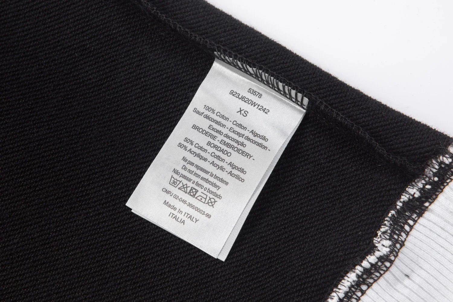 Dior CD Logo Embroidered Off-White Hoodie - 90