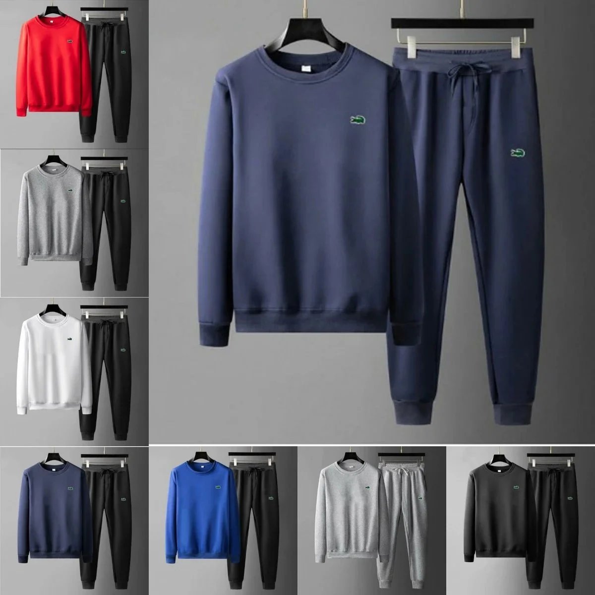 Lacoste Crocodile Logo Sweatshirt & Jogger Set [20 styles]