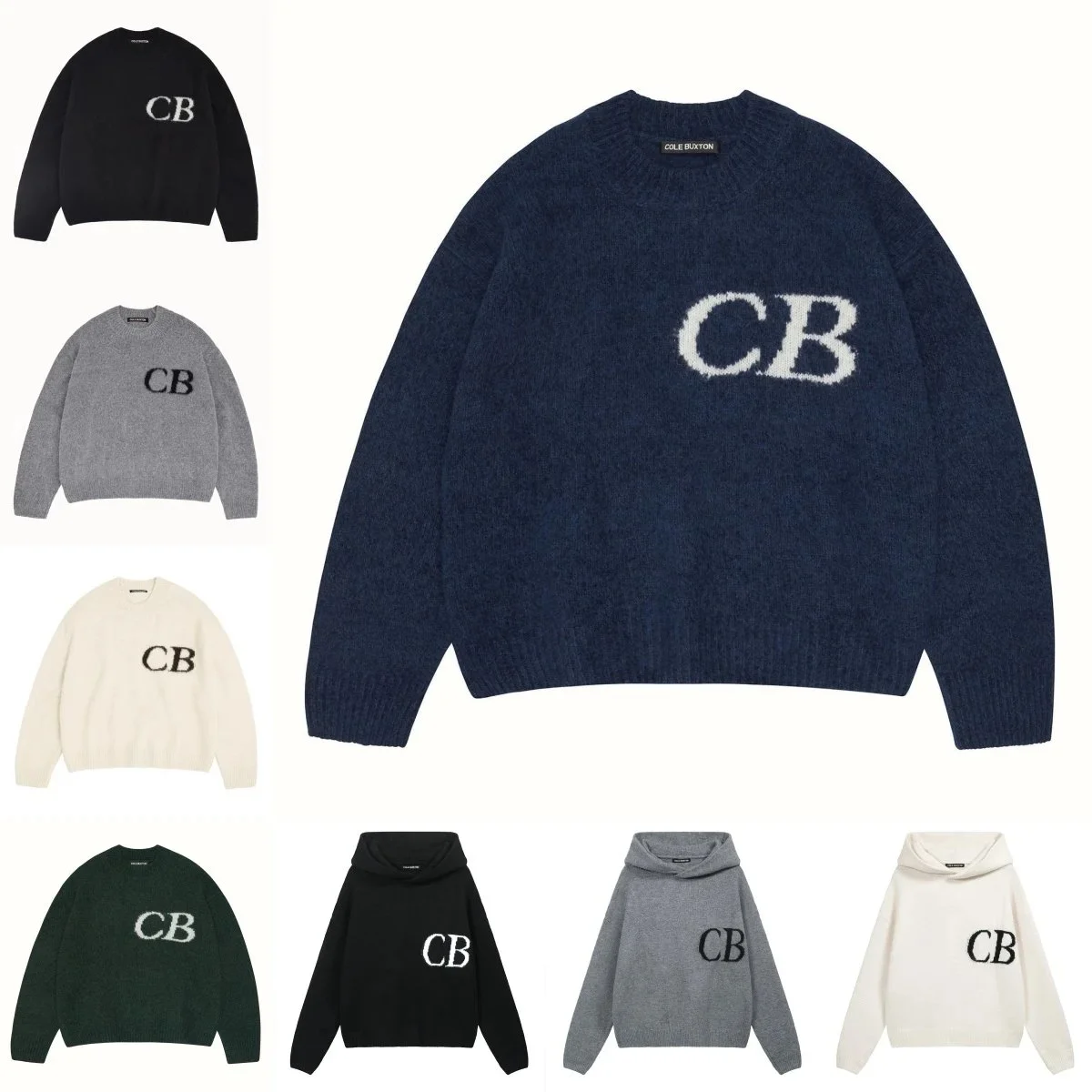 Cole Buxton CB Logo Sweater & Hoodie Collection