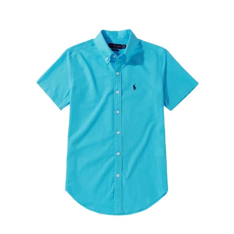 Ralph Lauren Polo Bear Short-Sleeve Button-Down Shirt White - 15