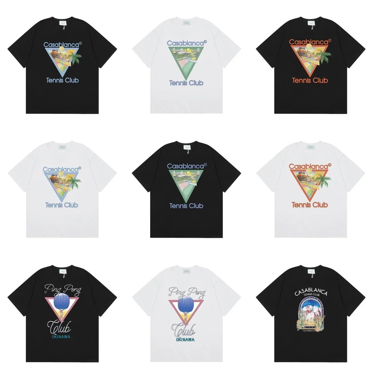 Casablanca Tennis Club T-Shirts [40 styles]