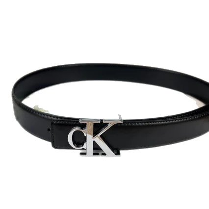 Unbranded Belts Black belt with CK letter buckle image 5