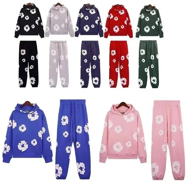 Denim Tears Cotton Wreath Hoodie and Sweatpants Sets product photo 2