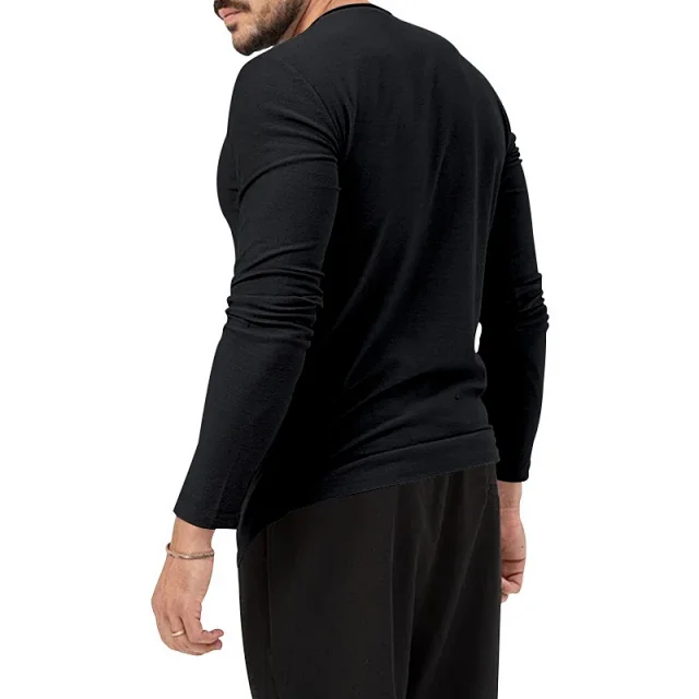 Unbranded T-Shirts Long Sleeve Henley T-Shirt product detail image 24