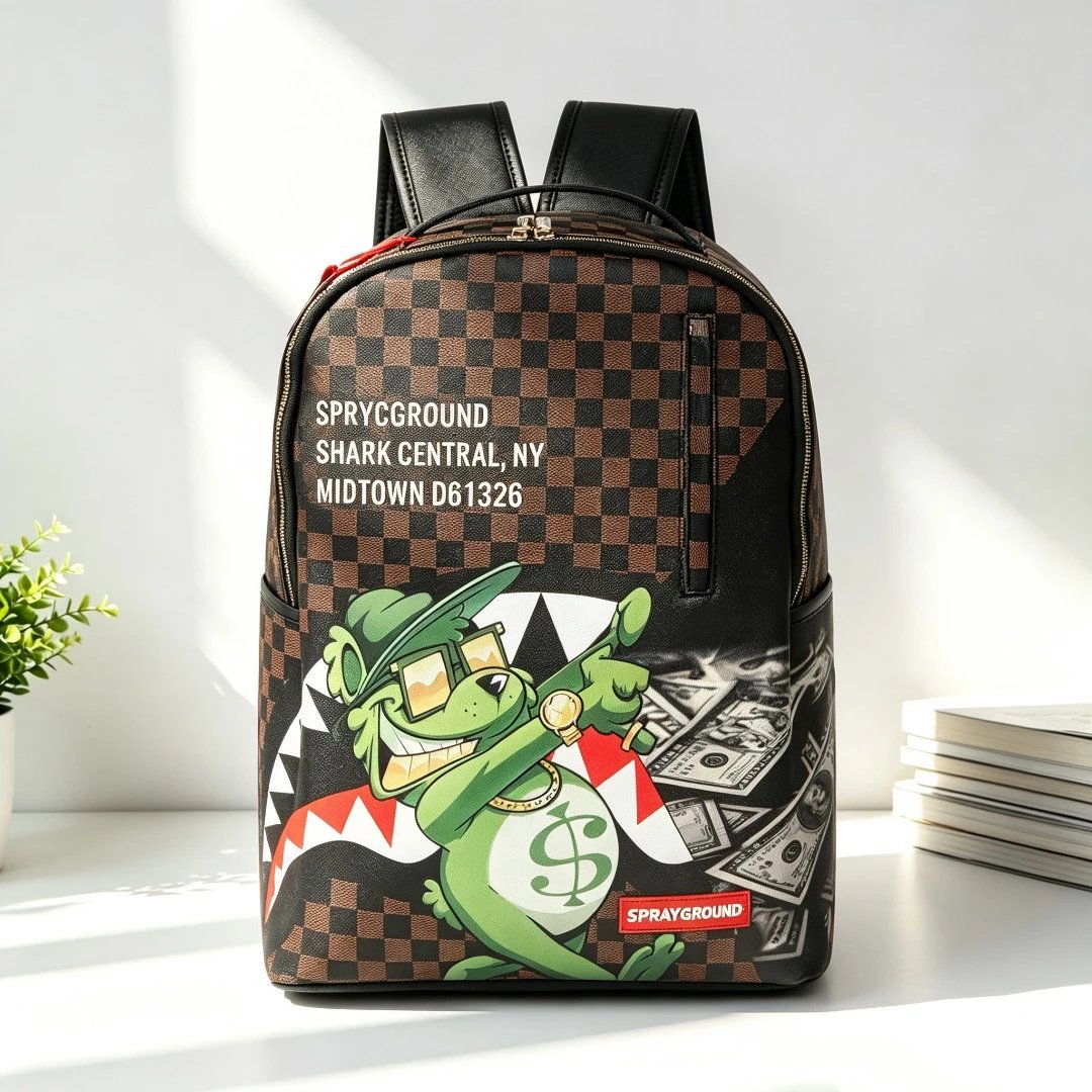 Sprayground Backpacks Shark-mouth graphic backpack — C33
