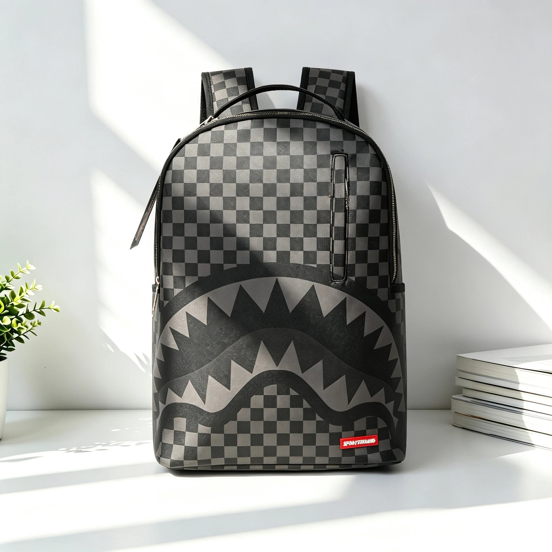 Sprayground Backpacks Shark-mouth graphic backpack — C39