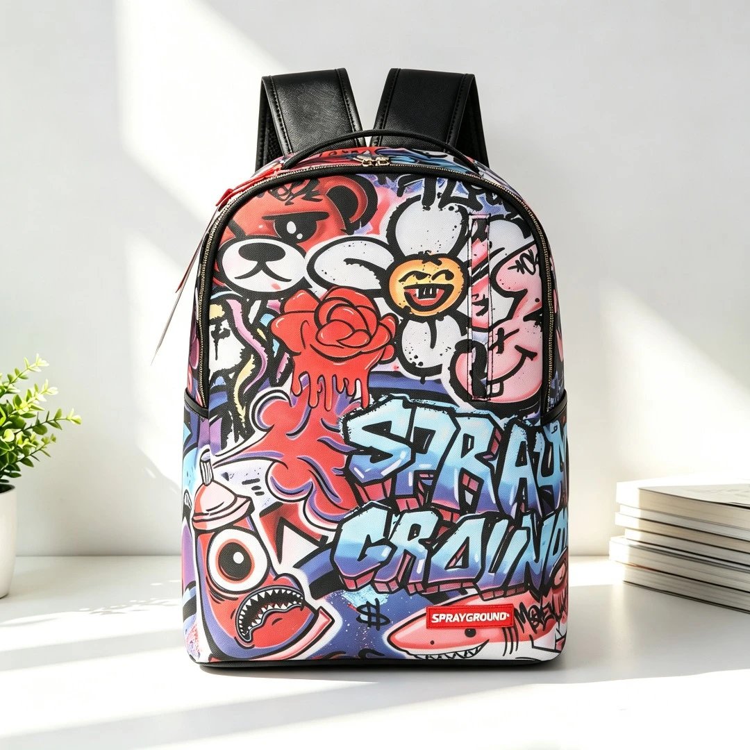 Sprayground Backpacks Shark-mouth graphic backpack — C34