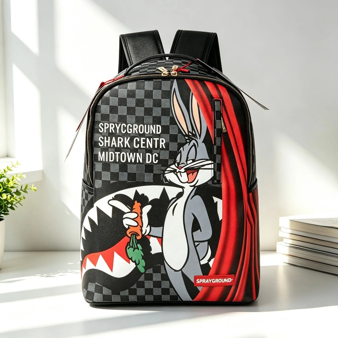 Sprayground Backpacks Shark-mouth graphic backpack — C36