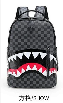 Sprayground Backpacks Shark-mouth graphic backpack product detail image 15