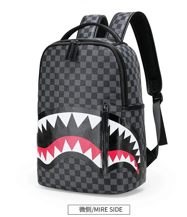 Sprayground Backpacks Shark-mouth graphic backpack product detail image 25