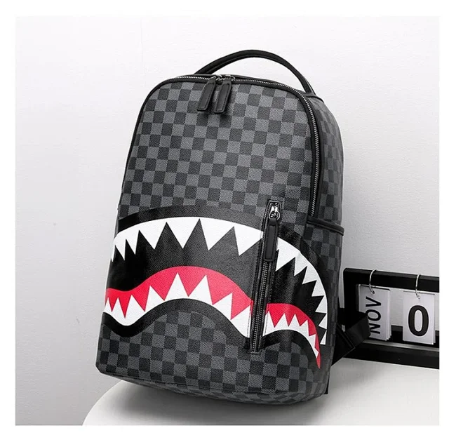 Sprayground Backpacks Shark-mouth graphic backpack product detail image 28
