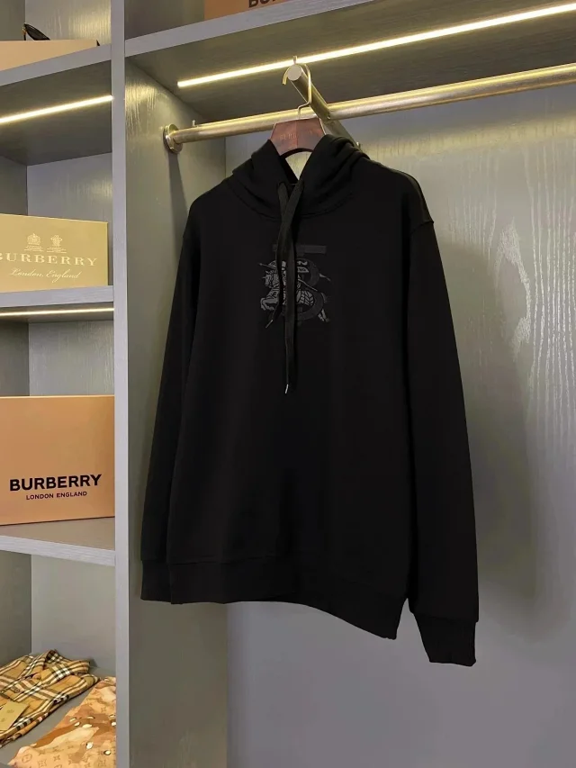 Burberry Hoodies & Sweatshirts Hooded with check lining and logo embroidery/prints product detail image 2