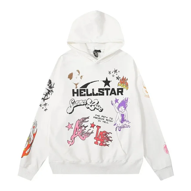 Hellstar Matching Sets Graphic Hoodie and Sweatpants Set product detail image 2