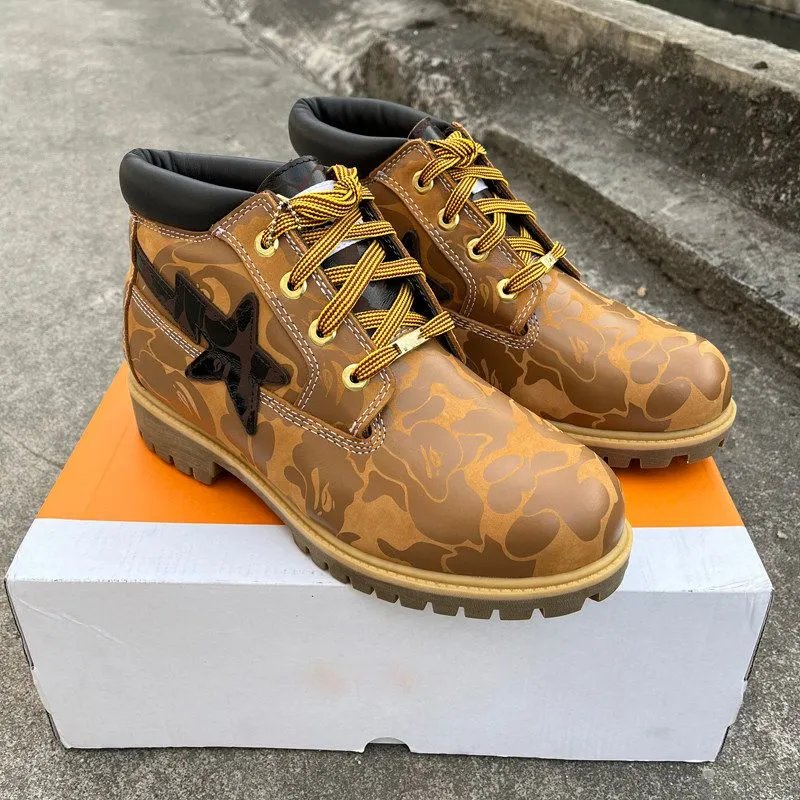 Camo Martin Boots Work Combat Boots photo 5